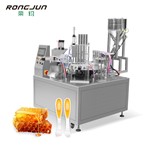 转盘式蜂蜜勺灌装封口机